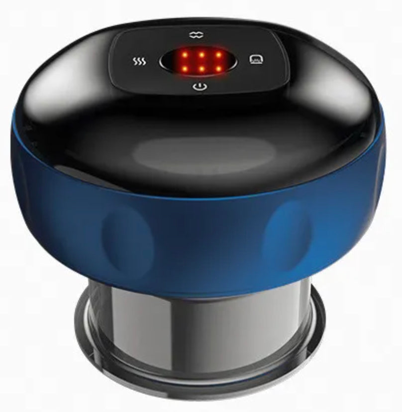 Ventosa riscaldata per alleviare le tensioni muscolari